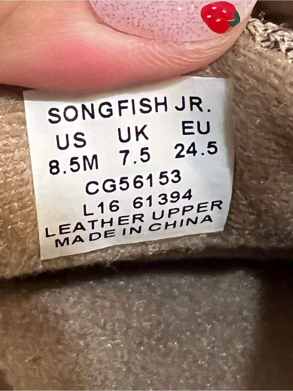 Sperry Boys Kids Toddler Tan Leather & Linen Songfish Boat Shoes Size 8.5 preppy
